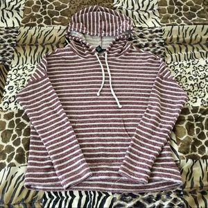 Forever 21 Striped Hoodie
